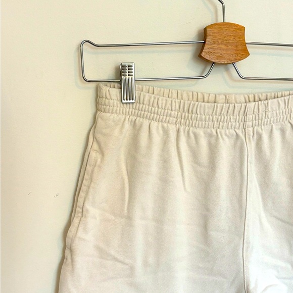 Brandy Melville John Galt Cream Sweat Shorts - Picture 3 of 5